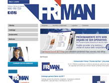 Tablet Screenshot of catalogo.friman.es